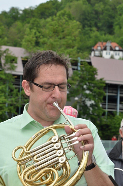 Volker Barth: Hornist, Gründungsmitglied und Mediaverantwortlicher von Swabian Brass